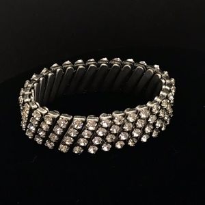 Vintage Rhinestone Stretchy Bracelet